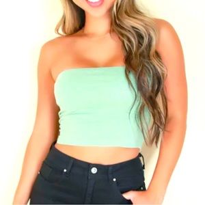 Mint Green Tube Top